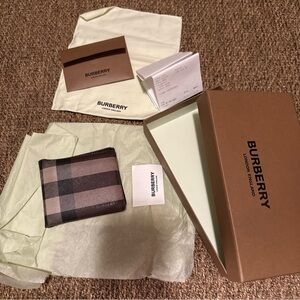 Burberry Black Leather Wallet